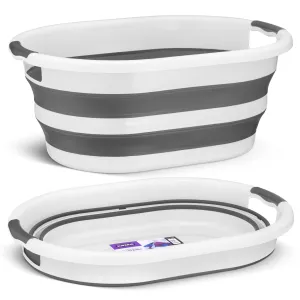 Collapsible Laundry Basket, 50 Liter