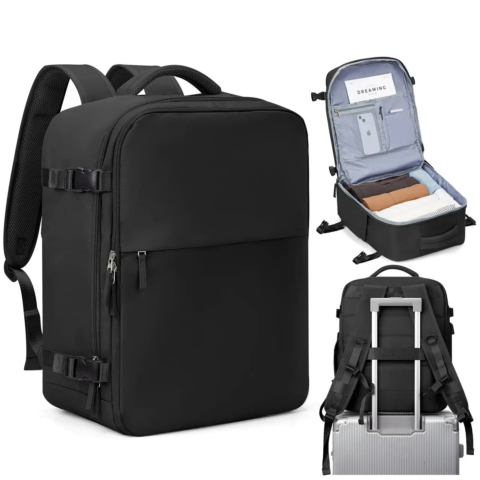 Compact Laptop Backpack for Women Airline Approved Hand Luggage