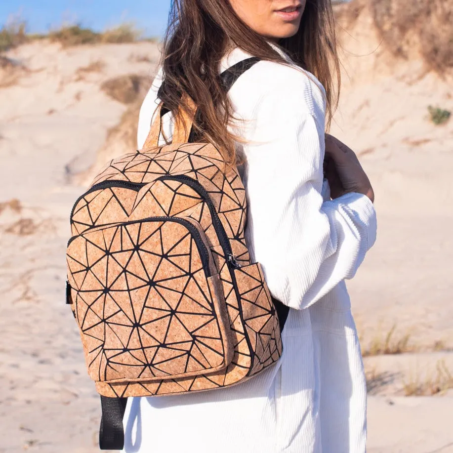 Compact Web Cork Backpack