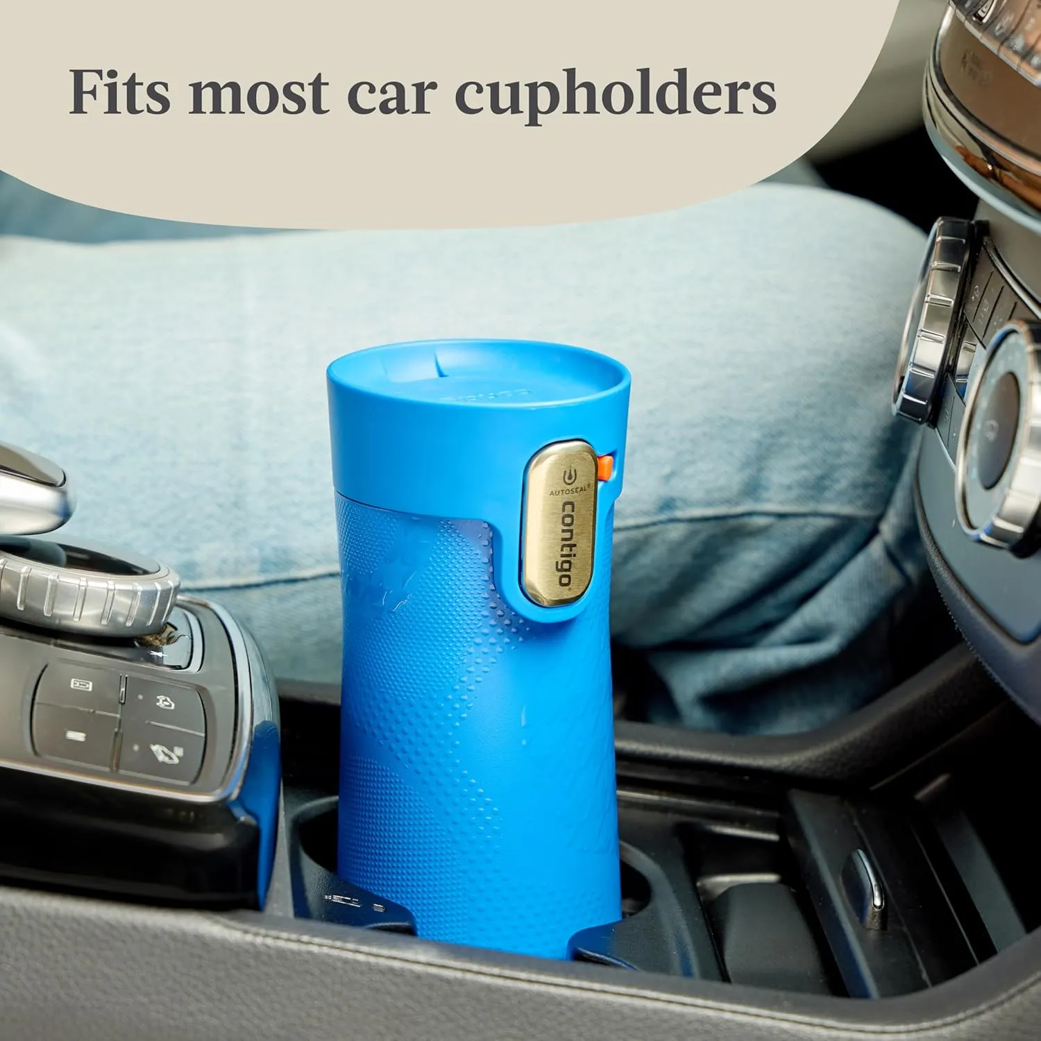 Contigo x Ally Love Stainless Steel Vacuum-Insulated Travel Mug with Autoseal and Easy Clean Lid, Spill-proof, Keeps Drinks cold 24 hrs & hot for 11 hrs, BPA Free, 16oz., West Loop 3.0, Stellar Jay