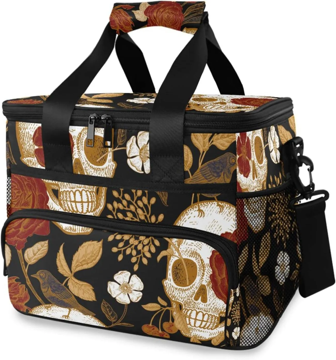 Cooler Bag Insulated Picnic Bag Large Lunch Box Reusable Tote Bag Soft Sided Portable Beach Cooler Grocery Camping