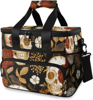 Cooler Bag Insulated Picnic Bag Large Lunch Box Reusable Tote Bag Soft Sided Portable Beach Cooler Grocery Camping