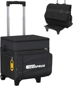 Cooler with Wheels and Handle, 50 Can Rolling Cooler, Portable Collapsible Soft Cooler Bag with Wheels,Leakproof Insulated Wheeled Cooler for Beach, Camping, Patio Travel, Outdoor, Ball Fields