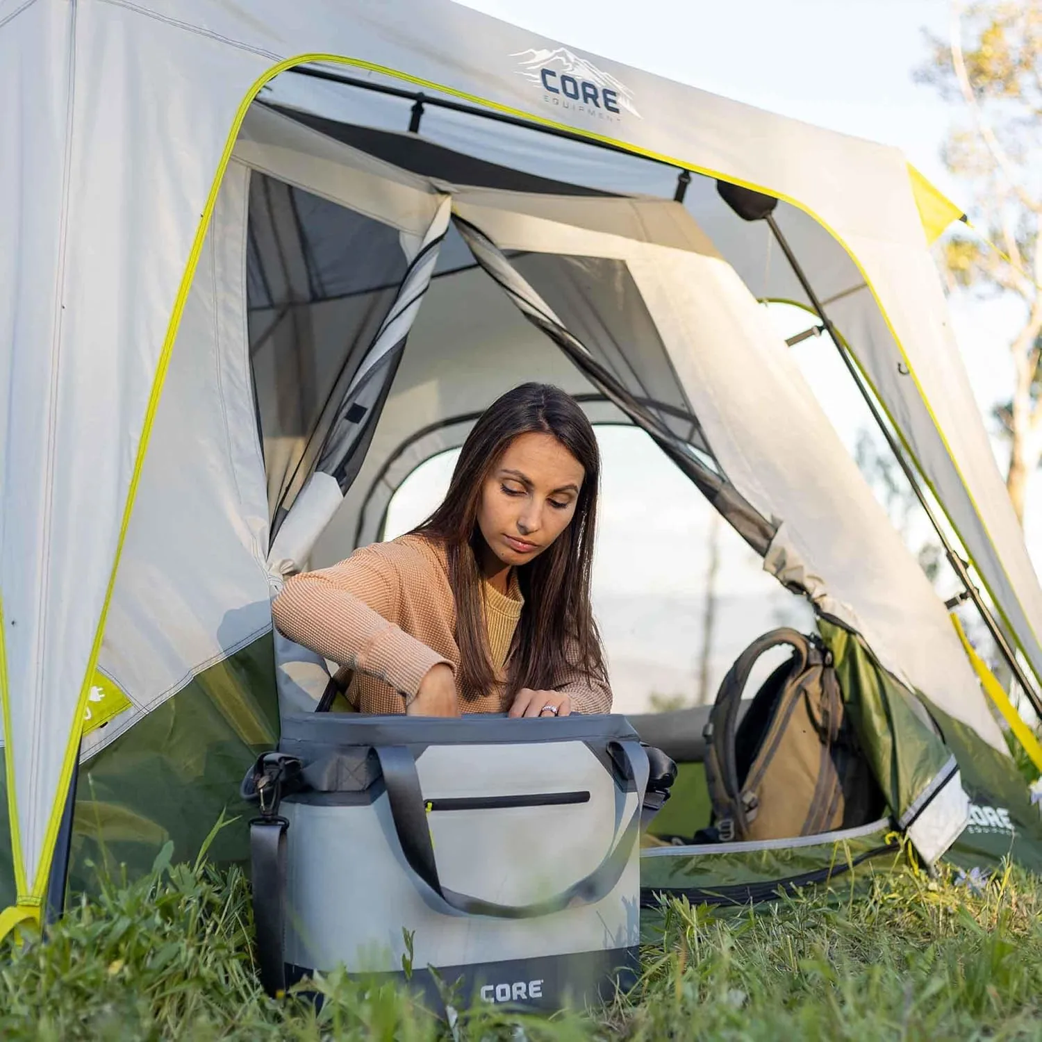 CORE Insulated Leak Proof Soft Coolers for Camping, Outdoor, Lunch, Travel, Picnic, Beach Accessories / 12 Can / 20 Can / 30 Can / 36 Can Small & Large Portable Cooler Tote Bags