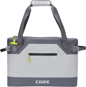 CORE Insulated Leak Proof Soft Coolers for Camping, Outdoor, Lunch, Travel, Picnic, Beach Accessories / 12 Can / 20 Can / 30 Can / 36 Can Small & Large Portable Cooler Tote Bags