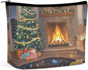 Cosmetic Bag Makeup Bags for Women Portable Makeup Bag Sleeping Kitten Makeup Case Travel Toiletry Bag for Travel Accessories