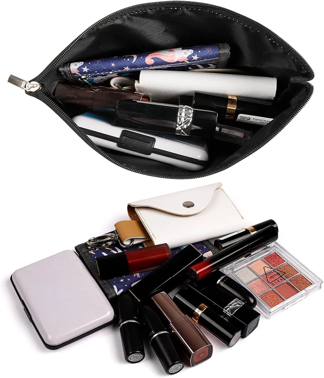 Cosmetic Bag Makeup Bags for Women Portable Makeup Bag Sleeping Kitten Makeup Case Travel Toiletry Bag for Travel Accessories