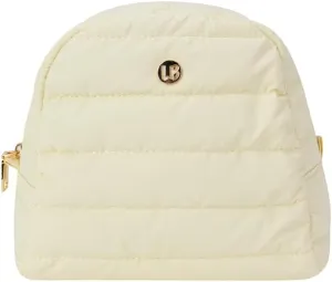 Cosmetic Case with Zipper Top, Puffer Nylon Construction, Machine Washable, Fits All Makeup Essentials, Colorful Collection of 6 (Lemonade)