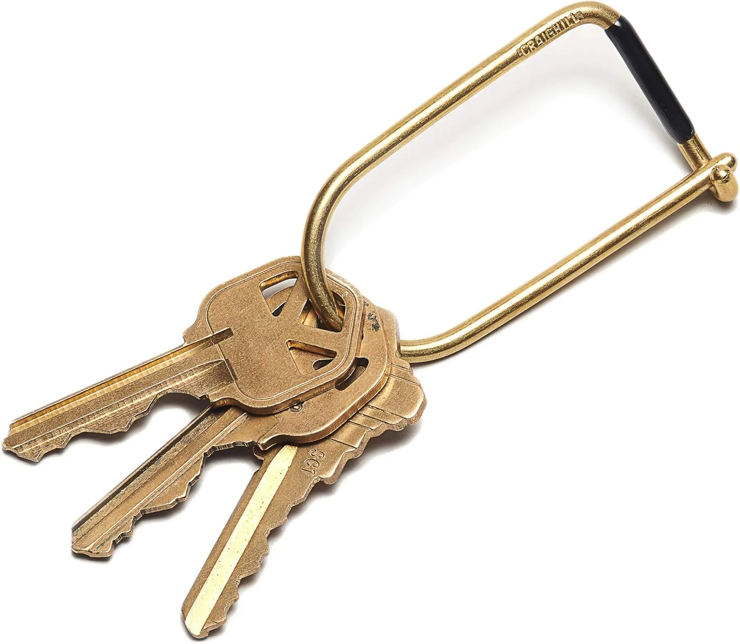 Craighill Wilson Keyring - 2” Minimalist Carabiner Clip, Keychain for Car Keys