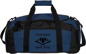 Create a Custom Softball Duffel Bag: Gym Duffel Bag