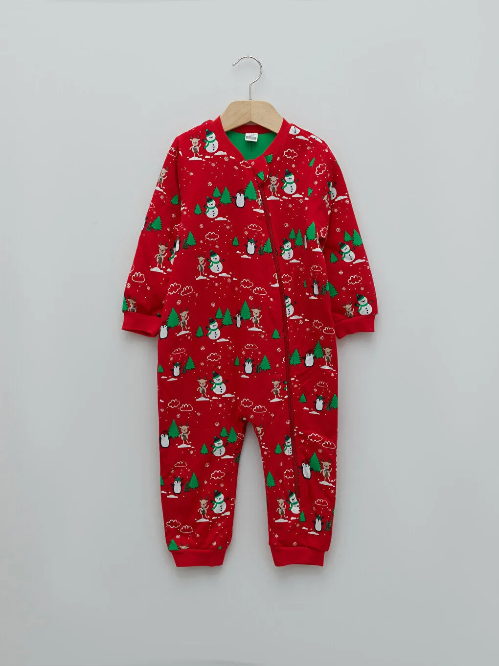 Crew Neck Long Sleeve Baby Boy Zippered Sleeping Bag