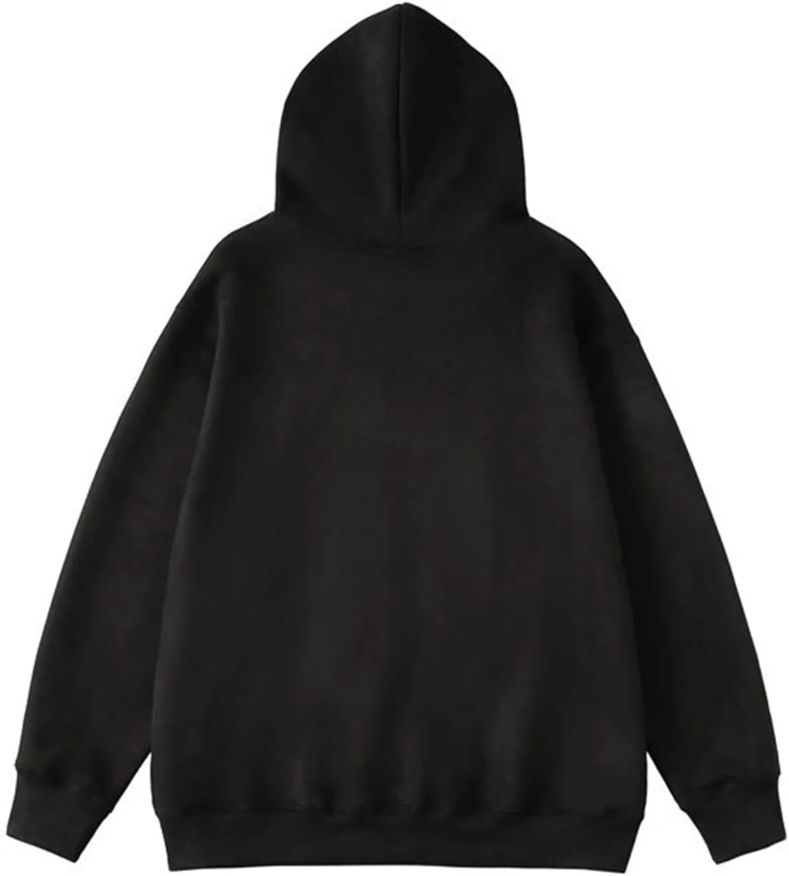 Ctreela Plain Basic Unise Hooded Sweatshirt Loose Long Sleeve Hoodie Women Men Adult Teen Pullover Solid Shirt with Pocket