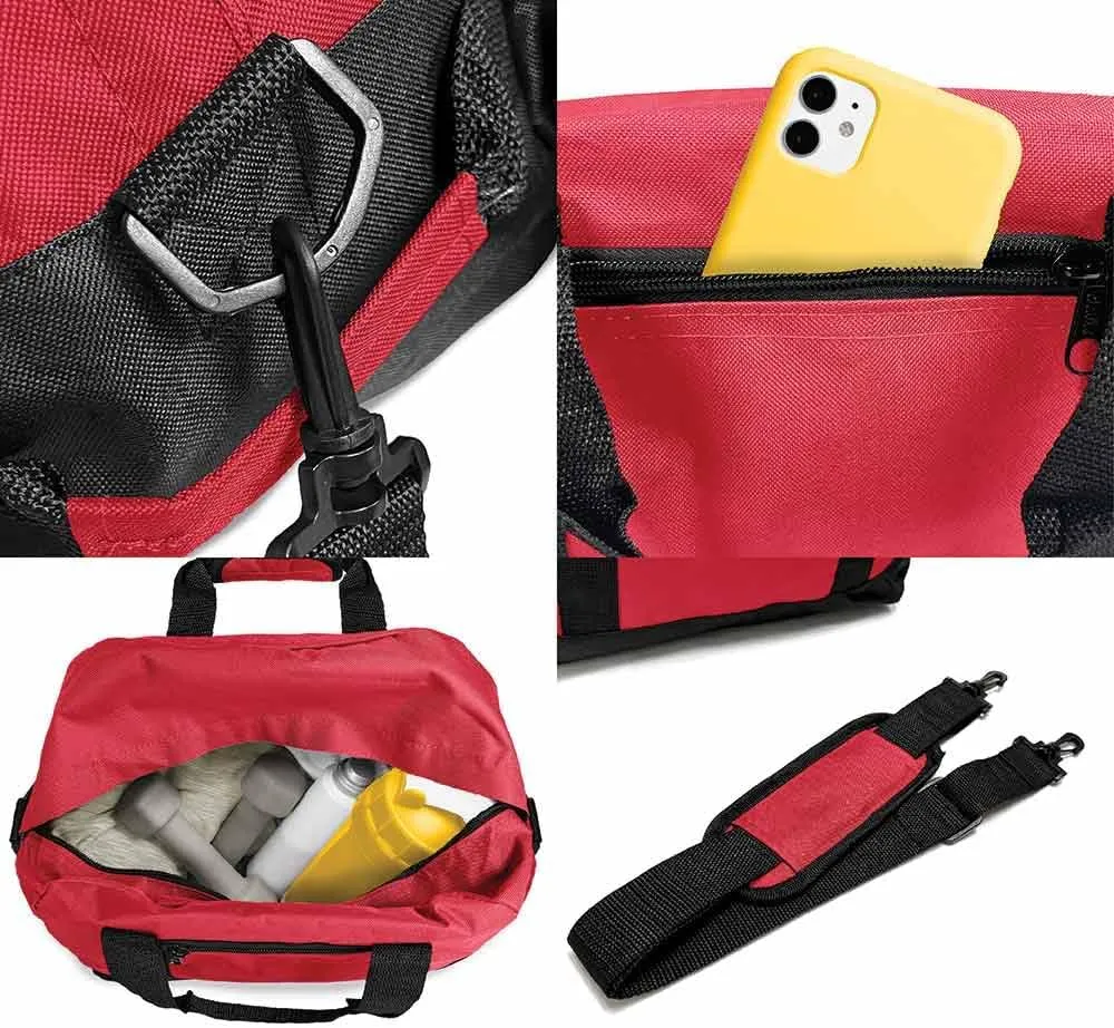 DALIX 14" Small Duffle Bag Two Toned Gym Travel Bag