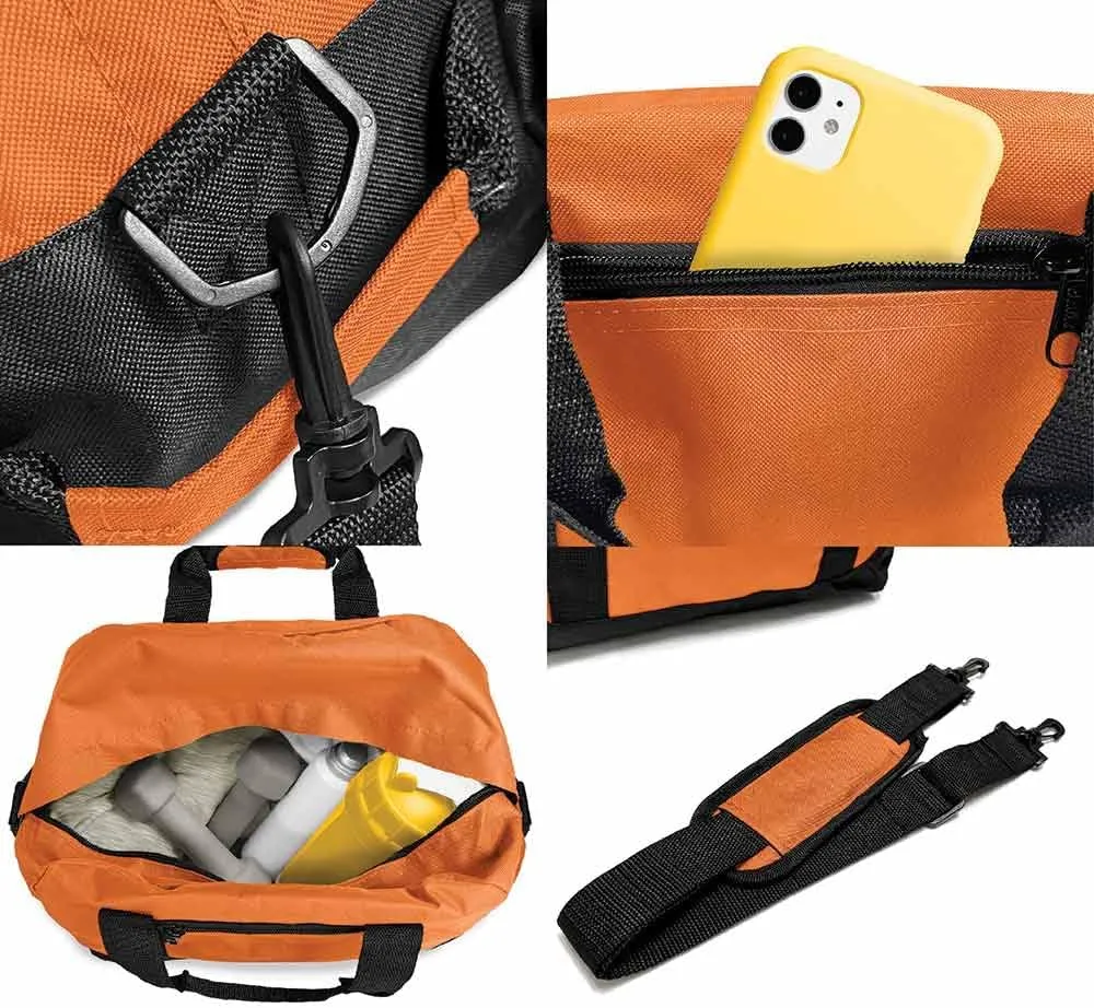 DALIX 14" Small Duffle Bag Two Toned Gym Travel Bag