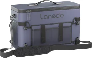 Deep Freeze Cooler Soft Sided Cooler Bag, 34 Can Collapsible Insulated Ice Chest, Large Leakproof Camping & Travel Cooler for Kayaking & Beach