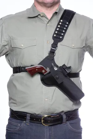 Diamond D Outdoors - Denali Chest Holster for XL Revolver up to 6 ¾” Barrel w/Reflex Sight Cut Down, 460/500