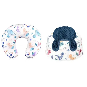 DILIMI Nursing Pillow Cover and Baby Seat Cover for Bumbo Seat, Cute Dinosaur
