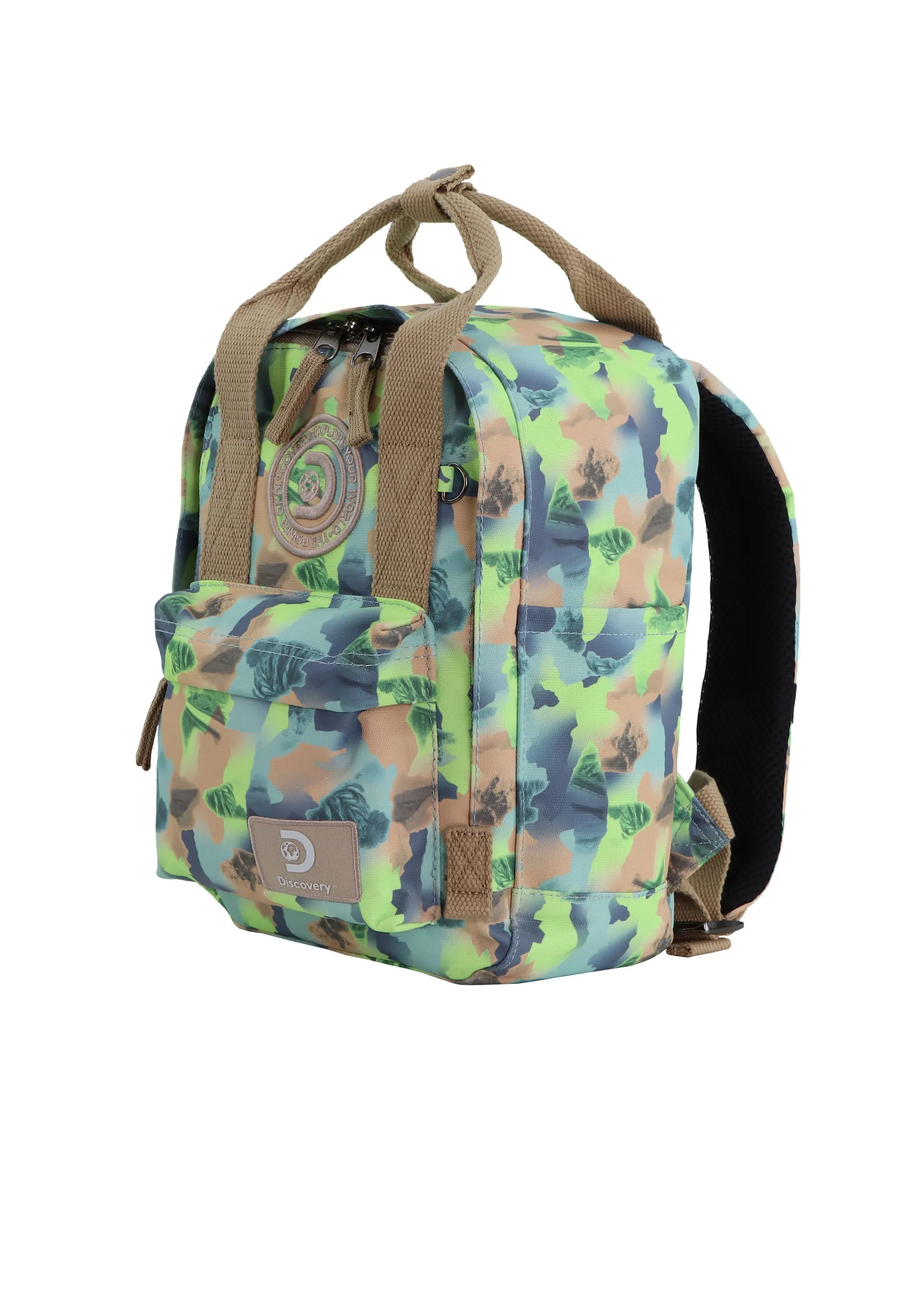 Discovery Cave Small Backpack / School Backpack Green