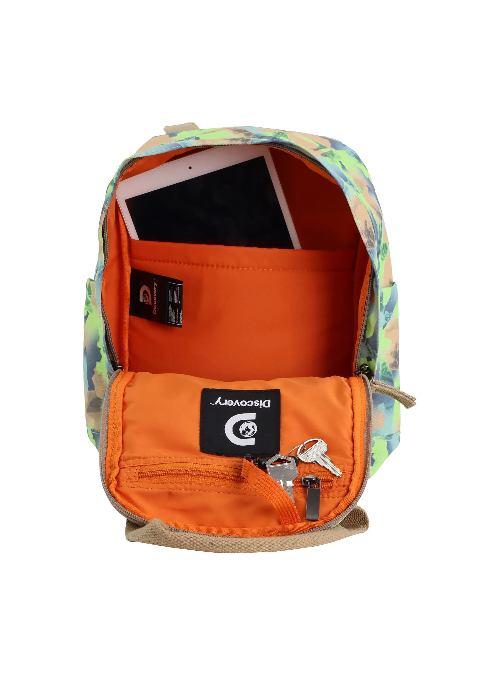 Discovery Cave Small Backpack / School Backpack Green