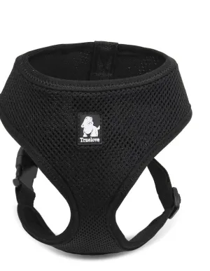 Dog Harness with Steel D Ring - Black, XL