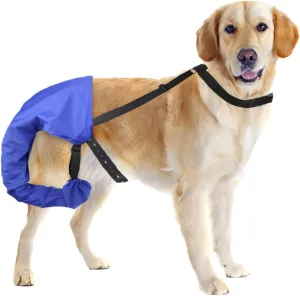 Dog Tail Guard Dogs Tail Protector Bag Dogs Tails Heal Sleeve with Velcro for Dog Happy Tail Syndrome Happy Tail Solution, blue