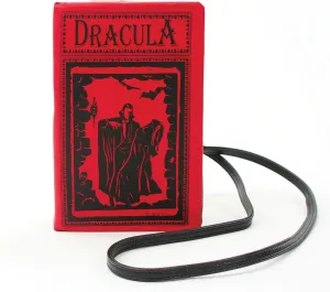 Dracula Book Cross Body Bag in Vinyl, Red
