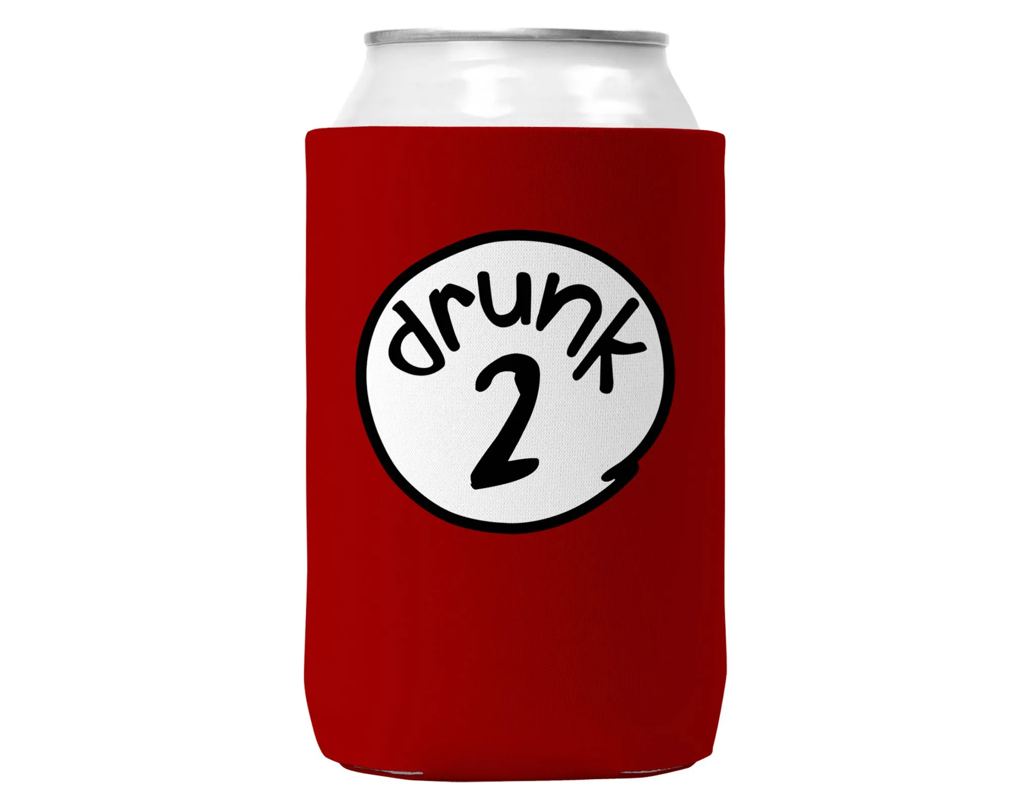 Drunk 1,2,3,4,5 Can Coozie Cooler for 12oz Cans