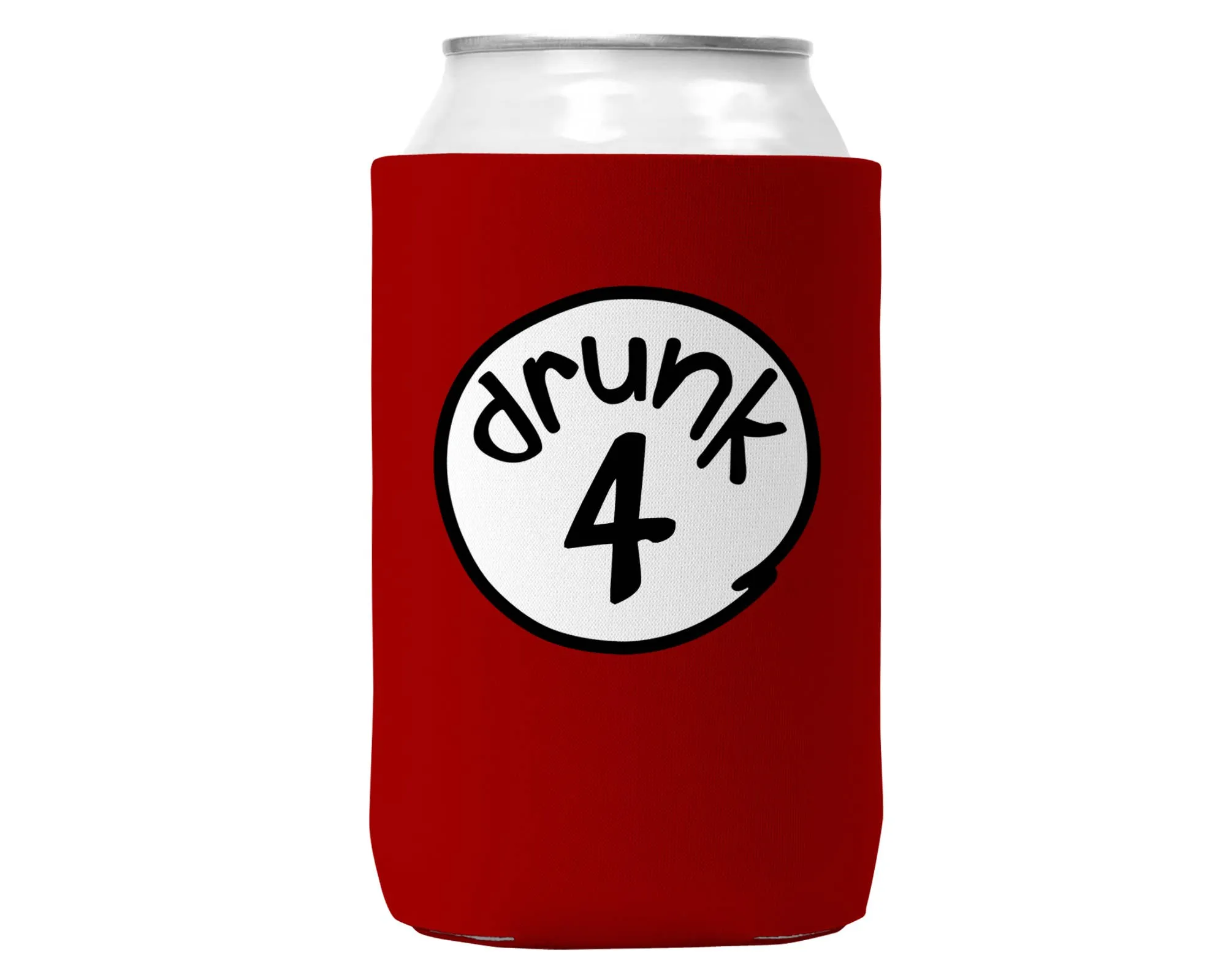 Drunk 1,2,3,4,5 Can Coozie Cooler for 12oz Cans