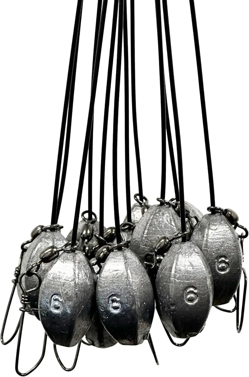 Duck Decoy Rig, 12 Pack Tangle-Free Texas Rigs for Waterfowl Hunting, Quick Setup