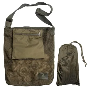 Durable Mesh Bag, Fruit Picking Bag Vegetable Harvest Apples Berry Garden Bag, Mushroom Hunting Bag, Khaki Mesh Shopping Bag, Beach Bag, Apple Morels Picking Bag With Pocket