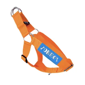 Easy Walk Step-In Name Harness - Orange