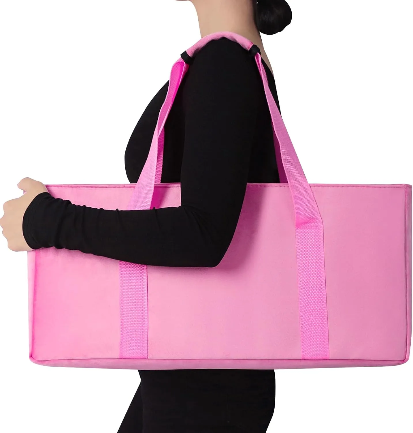 Empty Mahjong Bag, Quality American Mahjong Set Carrying Case with A Wrapper for Racks & An Extra Zippered Bag for Tiles (Case Only)