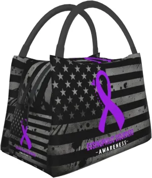 Eosinophilic Disorders Awareness Lunch Box Large Portable Collapsible Insulated Cooler Lunch Tote for Men Women19