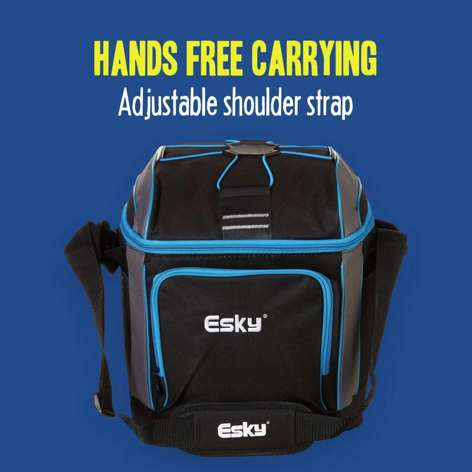 Esky 30 Cans Insulated Soft Cooler Bag Leak Proof with Adjustable Shoulder Strap