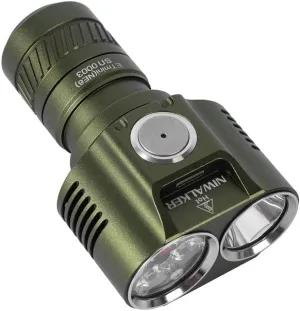 ET mini Flashlight, Magnetic Tailcap Handheld Flashlights, Type-C Rechargeable,Dual Beam Mutli Purpose,3200 Lumen EDC LED Pocket Flashlight,Cool White & Neutral White (Green-NE6)