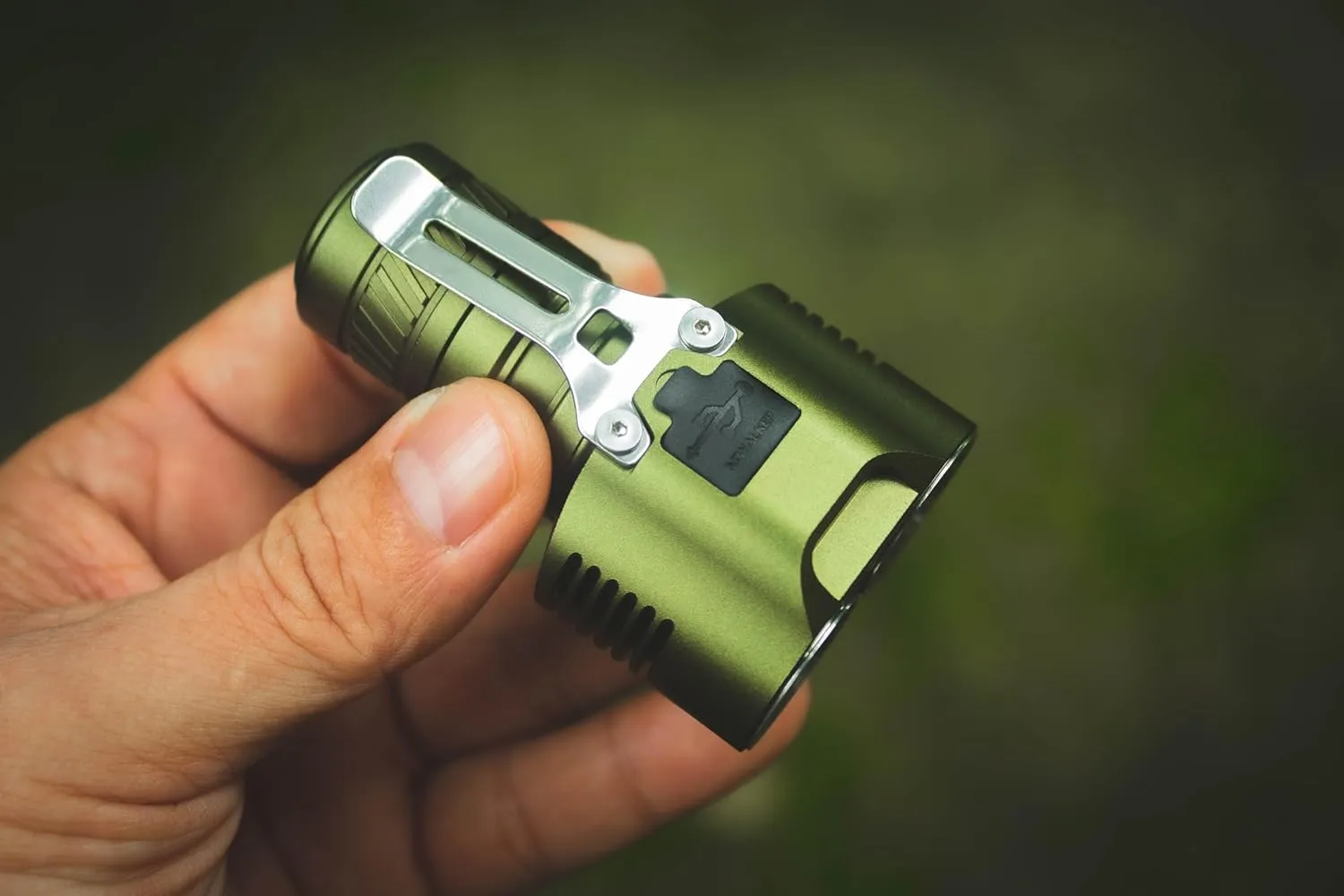 ET mini Flashlight, Magnetic Tailcap Handheld Flashlights, Type-C Rechargeable,Dual Beam Mutli Purpose,3200 Lumen EDC LED Pocket Flashlight,Cool White & Neutral White (Green-NE6)