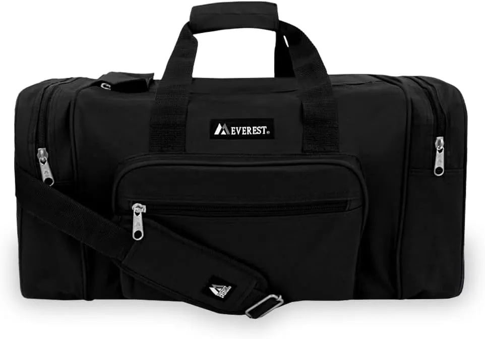Everest Luggage Classic Gear Bag - Medium, Black, Black, One Size