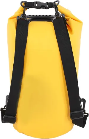 EVTSCAN 20 Liter Waterproof Dry Bag Backpack, Roll Top PVC Lightweight Dry Sack, with Two Shoulder Straps, for Kayaking, Beach, Rafting, Boating, Hiking, Camping, Fishing and Swimming