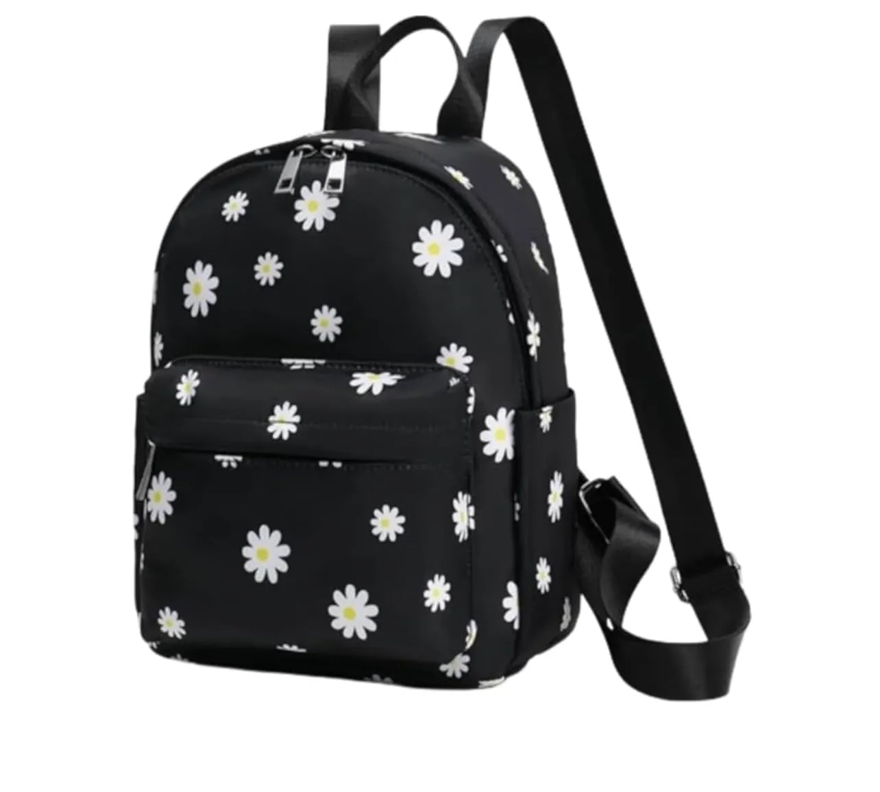 Feeding Tube Backpack G Tube J Tube GJ Tube NG Tube NJ Tube Infinity Pump (Flowers Black)