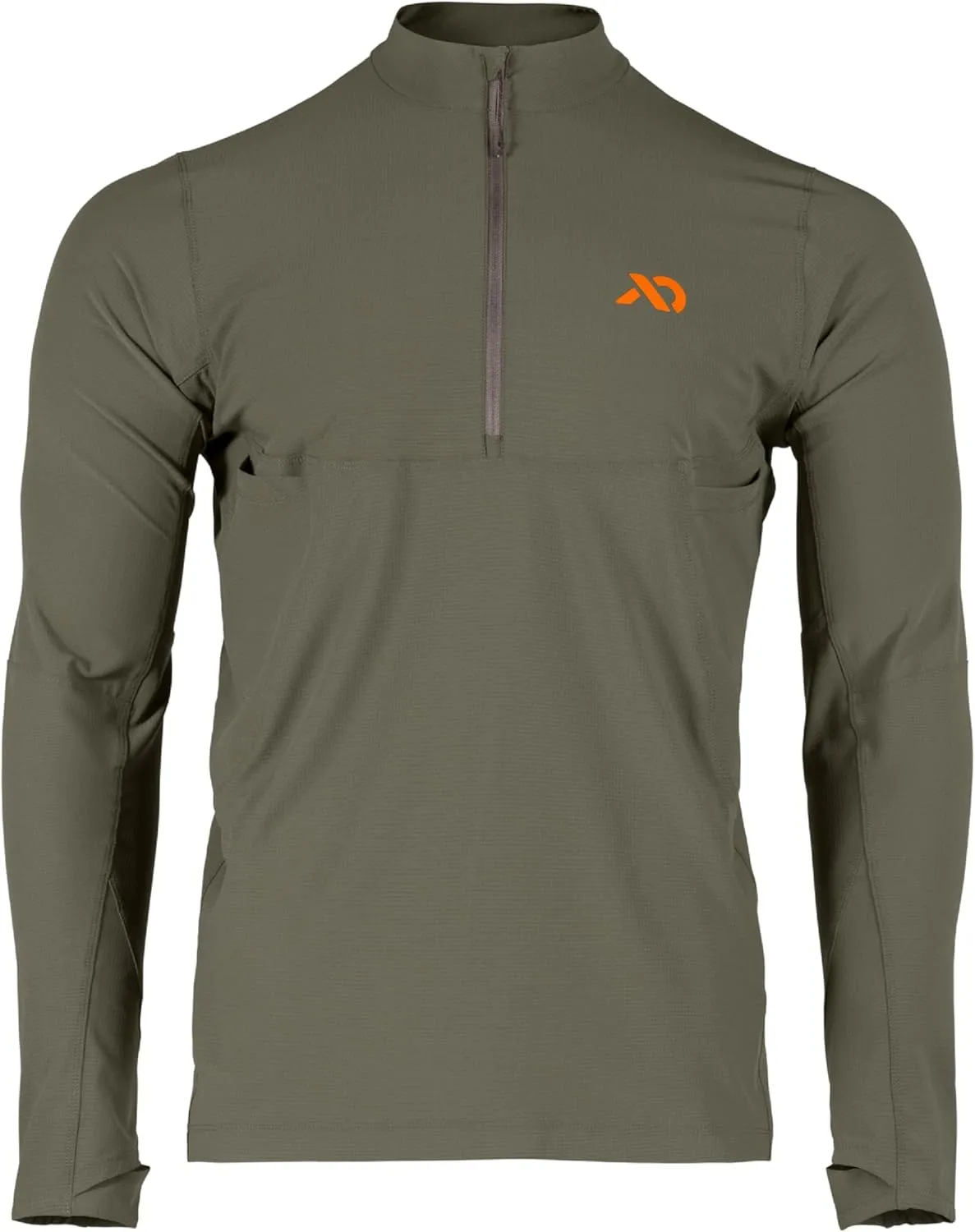 First Lite Men's Trace Quarter Zip - Ultralight Breathable Camo Hunting Shirt
