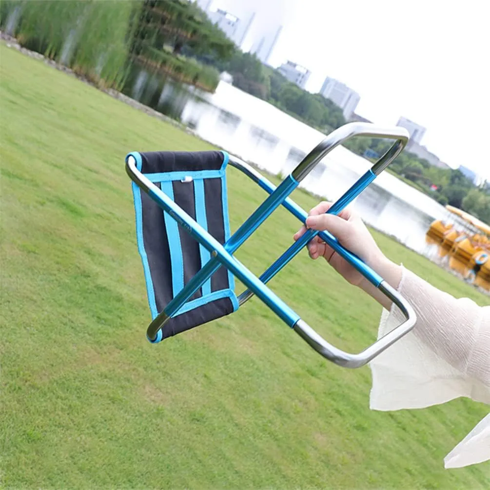 Fishing Backpack Folding Stool Travel Chair Compact Foldable Fishing Chair Picnic Camping Stool for Travel Sports Camping Barbecue Fishing Backpack Folding Stool