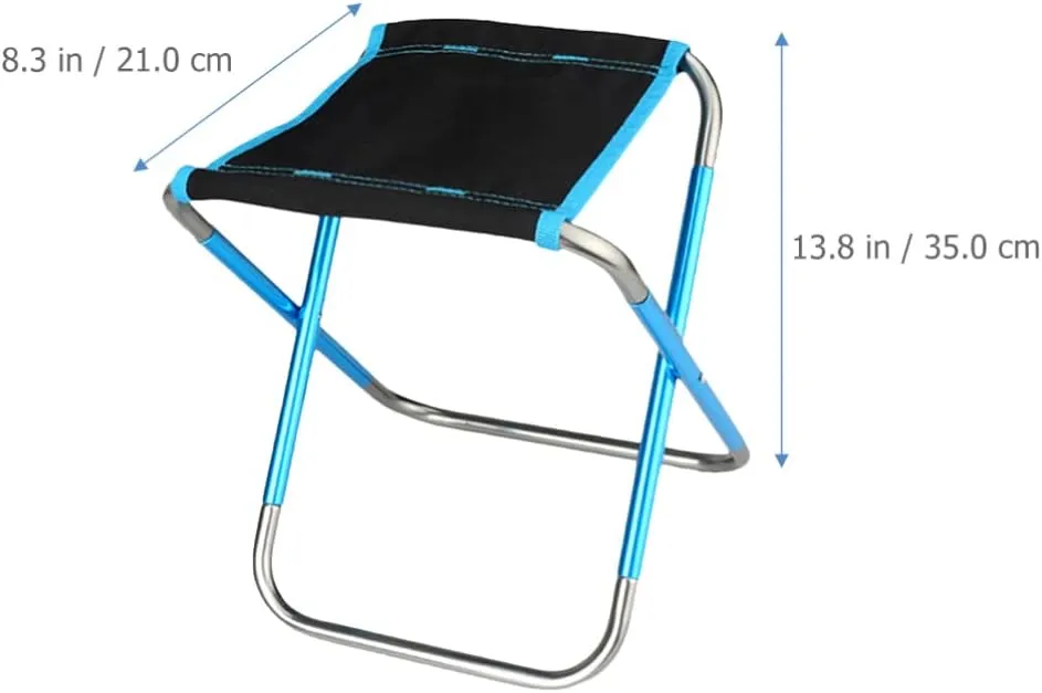 Fishing Backpack Folding Stool Travel Chair Compact Foldable Fishing Chair Picnic Camping Stool for Travel Sports Camping Barbecue Fishing Backpack Folding Stool