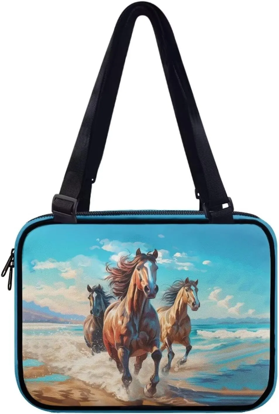 Flashideas Bible Covers for Women Zippered Bible Bag with Adjustable Shoulder Strap Multifunctional Bag