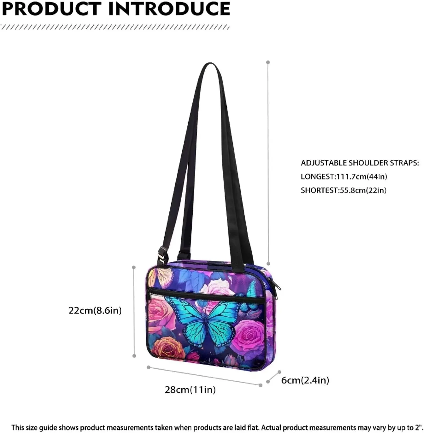 Flashideas Bible Covers for Women Zippered Bible Bag with Adjustable Shoulder Strap Multifunctional Bag