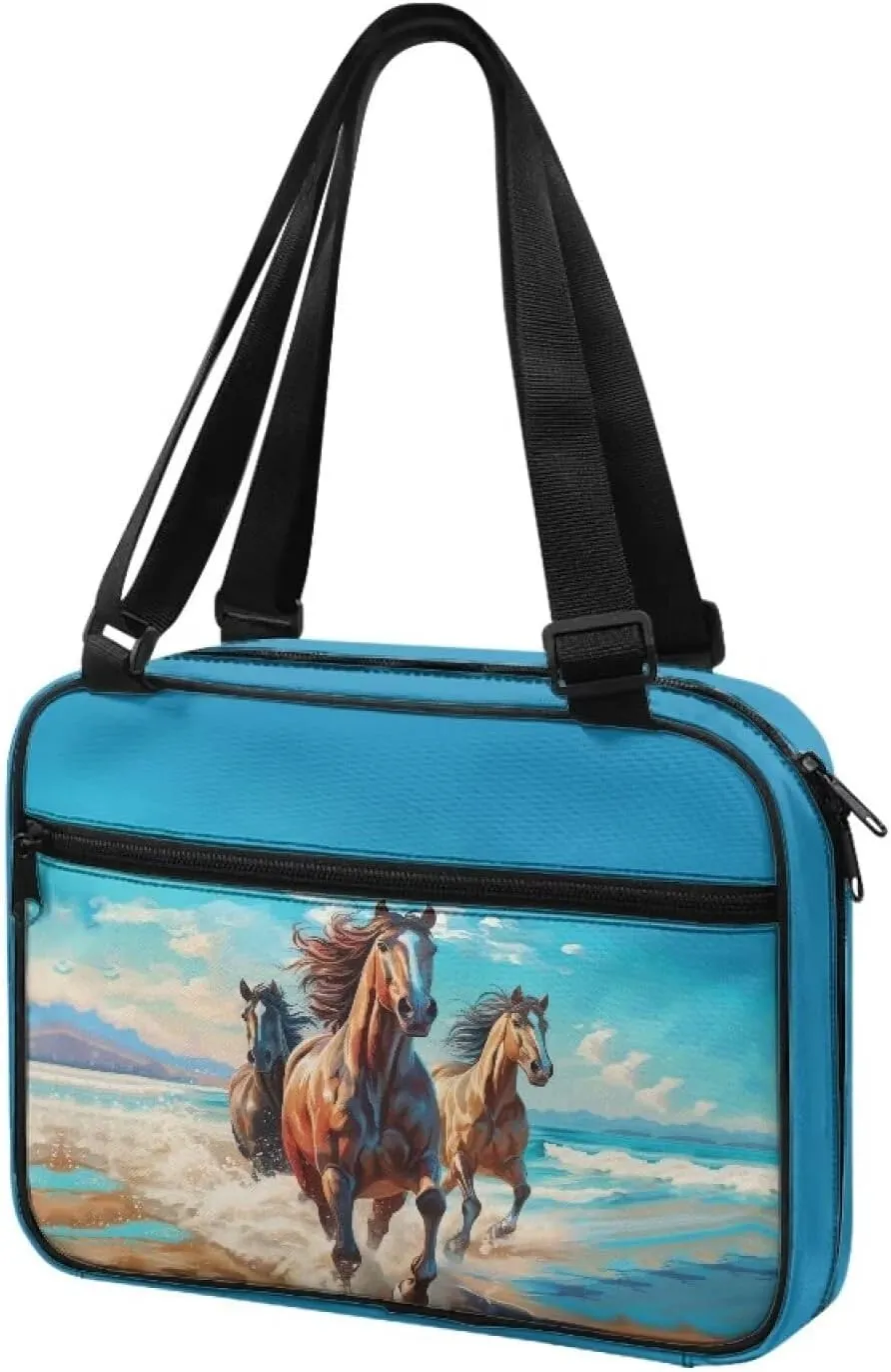 Flashideas Bible Covers for Women Zippered Bible Bag with Adjustable Shoulder Strap Multifunctional Bag
