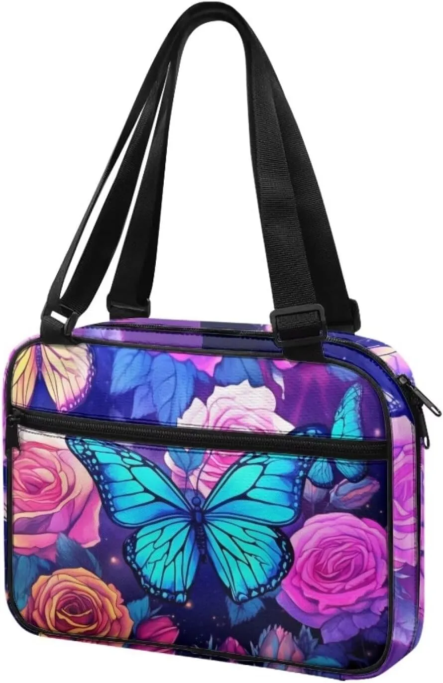Flashideas Bible Covers for Women Zippered Bible Bag with Adjustable Shoulder Strap Multifunctional Bag