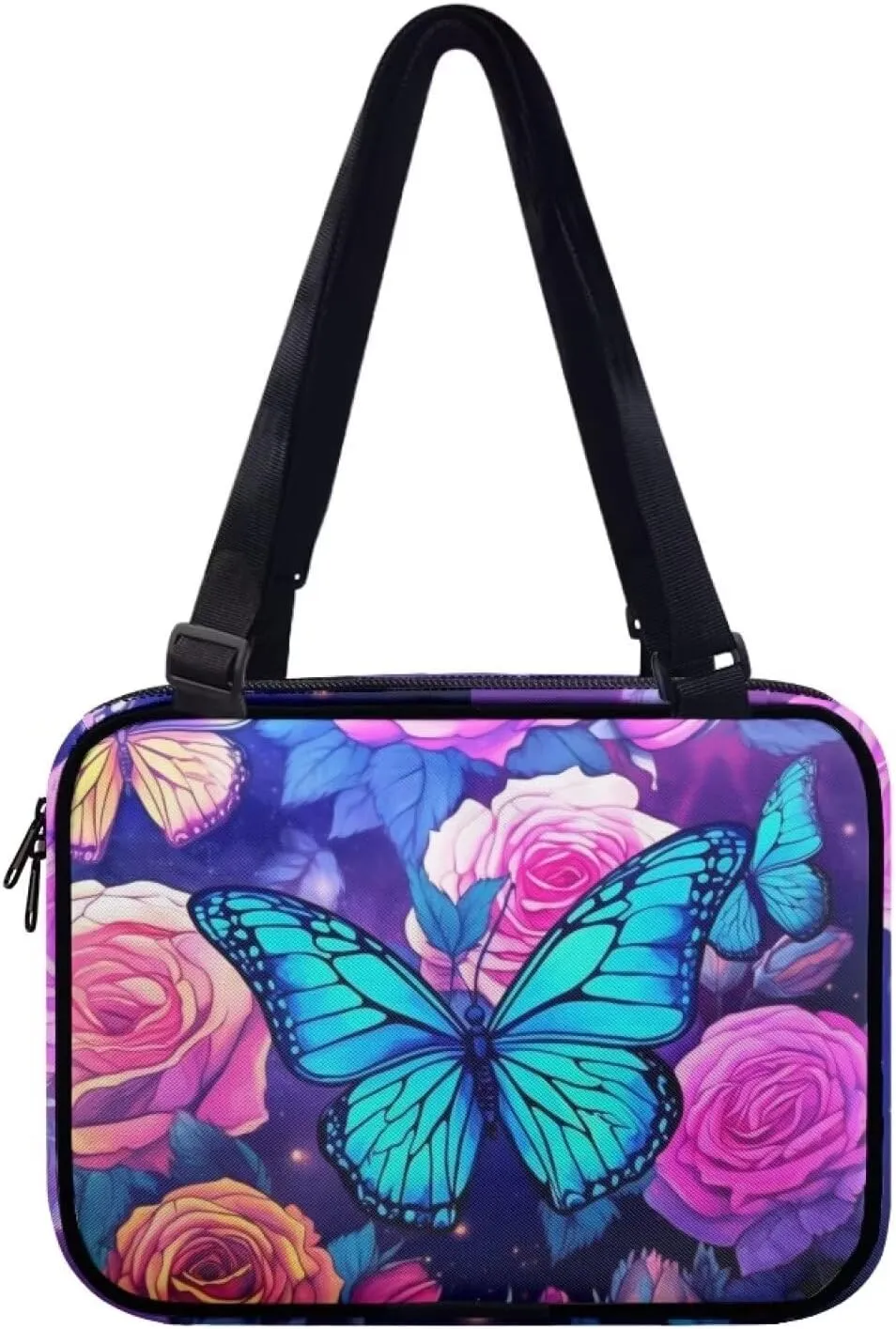 Flashideas Bible Covers for Women Zippered Bible Bag with Adjustable Shoulder Strap Multifunctional Bag