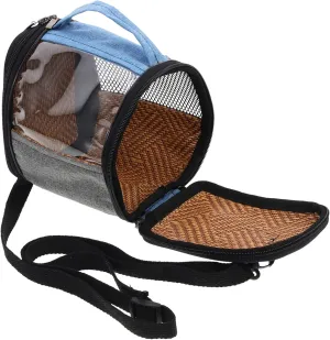 Fluent Zippered Design Parrot Carrier Pouch Bird Cage Carrying Cage for Travel