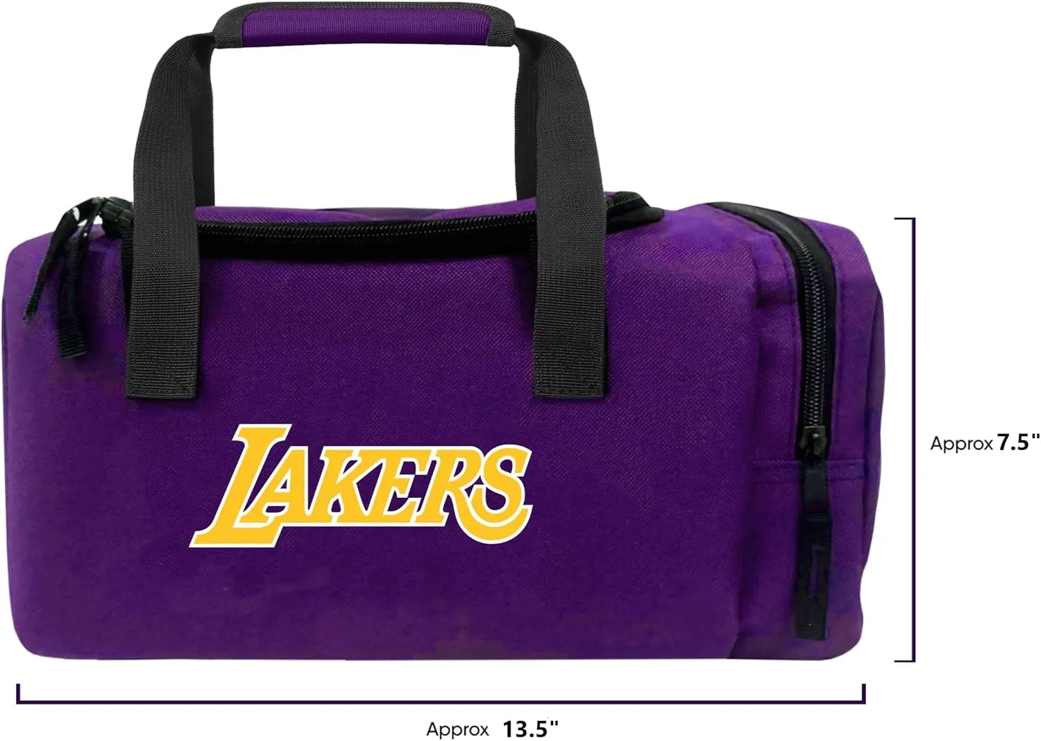 FOCO - MLB Officially Licensed Team Logo Insulated Lunch Box Cooler Duffel Bag with Zippered Side Pocket