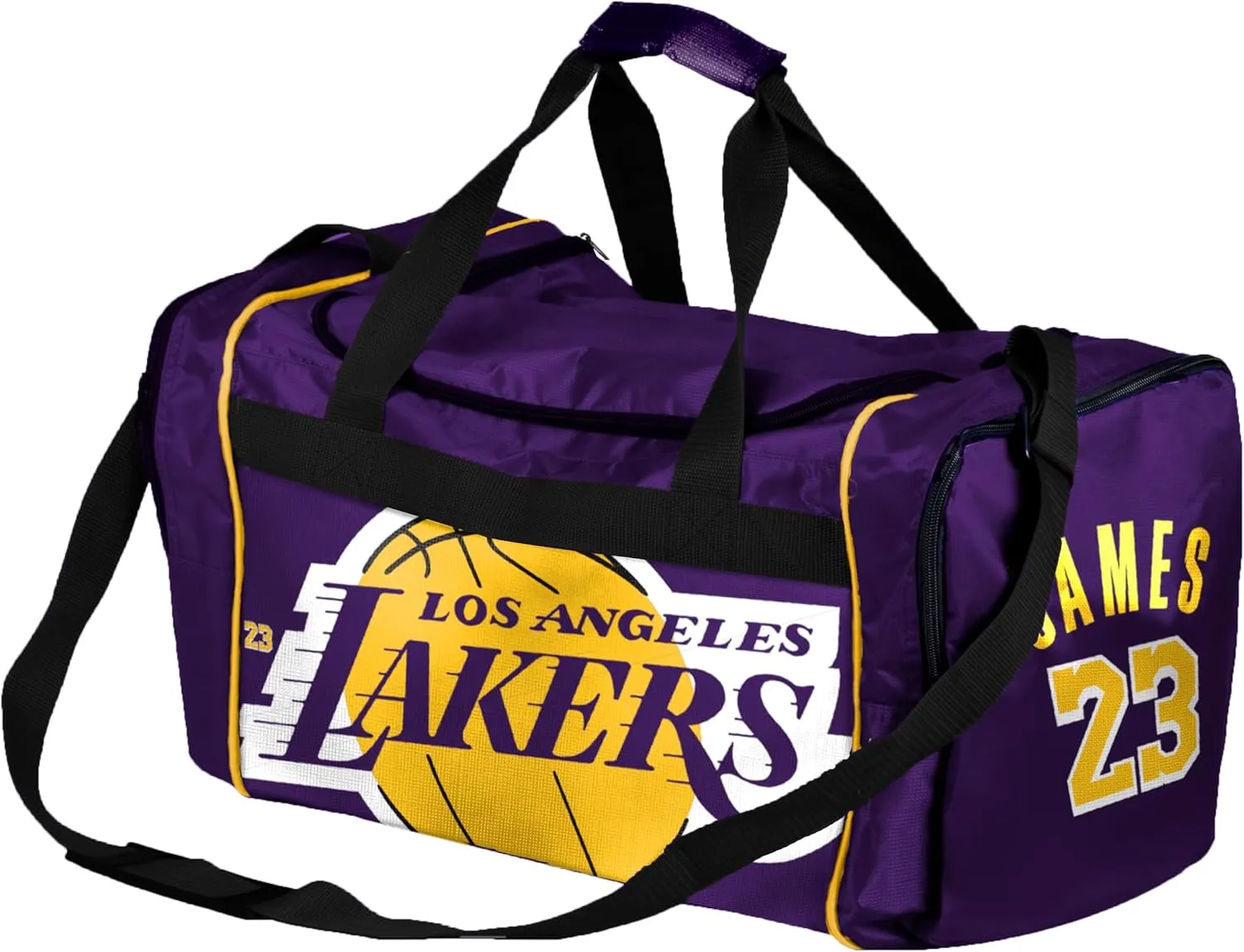 FOCO NBA Los Angeles Lakers Core Duffel Gym Bag - Lebron James